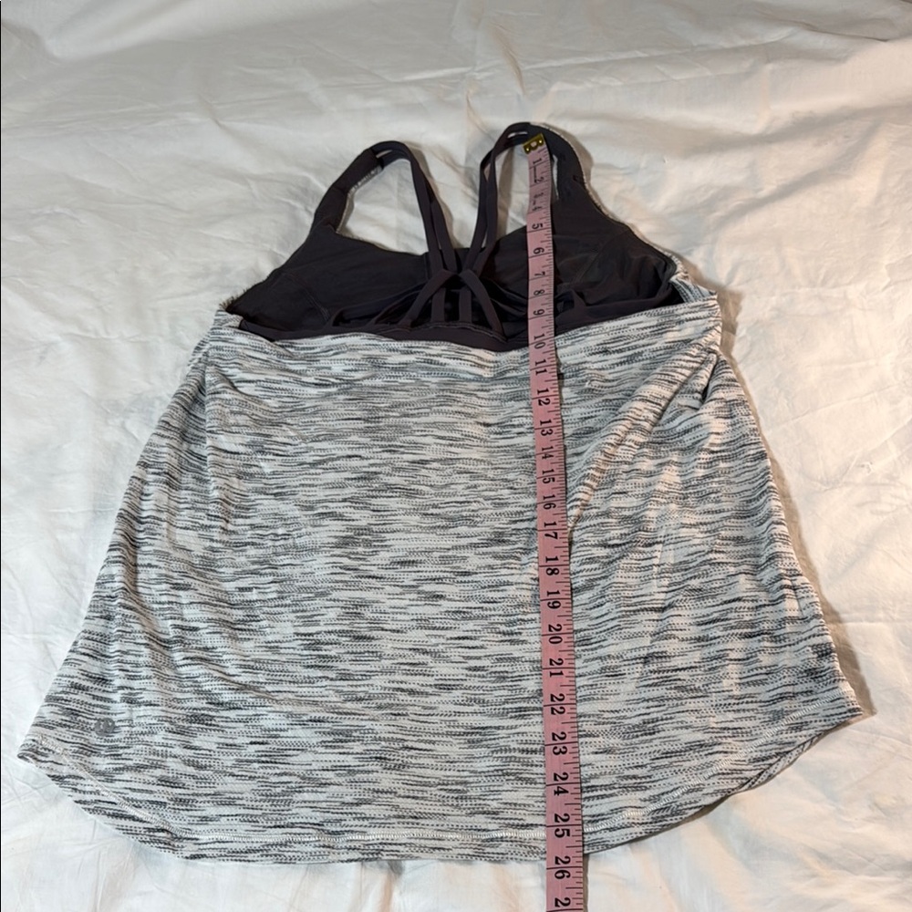 Women's Gray Sports Bra/Tank Top - Picture 4 of 6